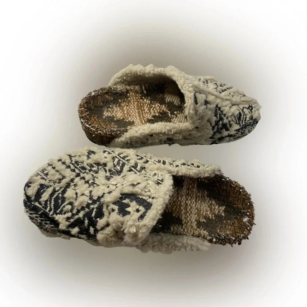 Free people textile Damon cozy mule shoes